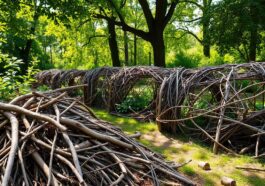 Totholzhaufen und Benjeshecken im Garten
