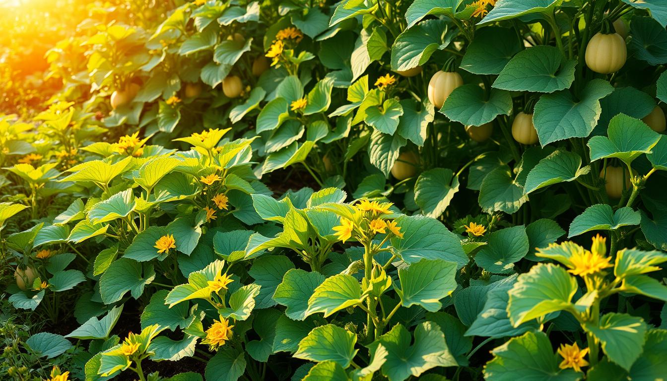 Zucchini und Kürbis im Garten anpflanzen