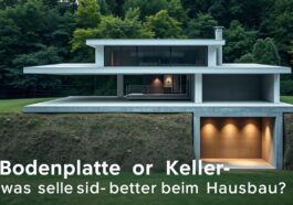 Bodenplatte oder Keller – was ist besser beim Hausbau?