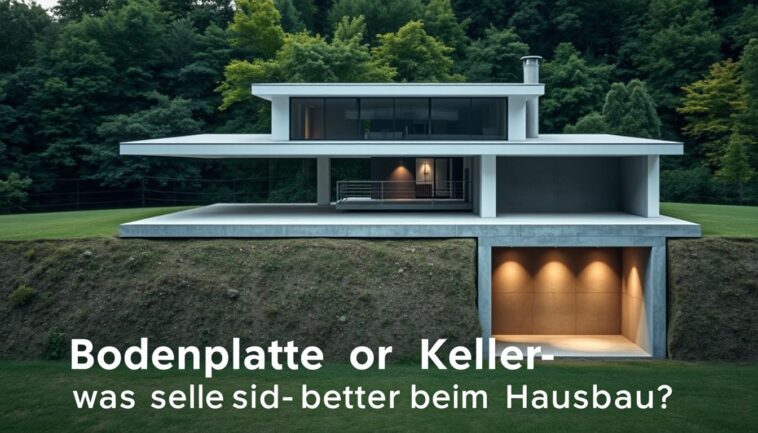 Bodenplatte oder Keller – was ist besser beim Hausbau?