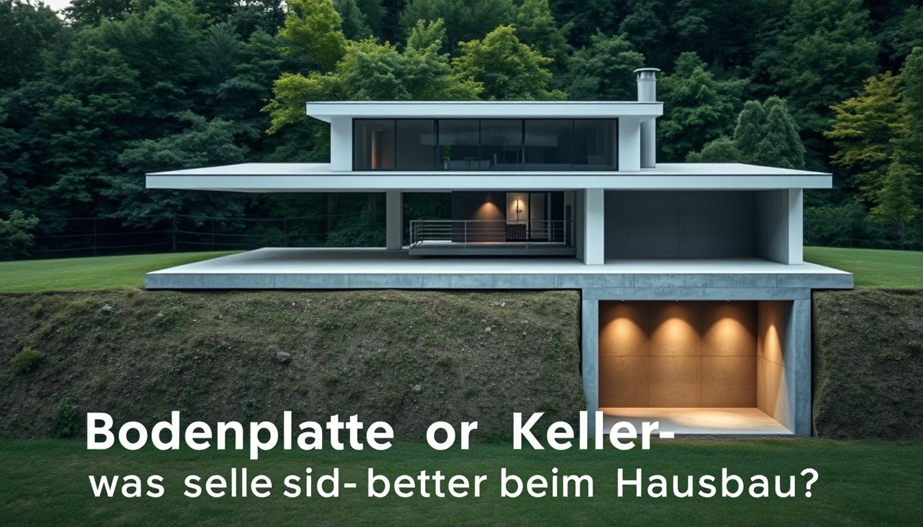 Bodenplatte oder Keller – was ist besser beim Hausbau?