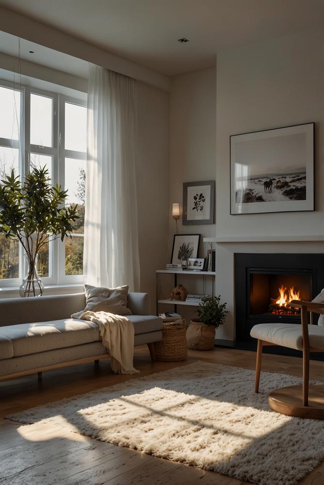 Moderne LED-Bilderleiste als dezente Weihnachtsbeleuchtung