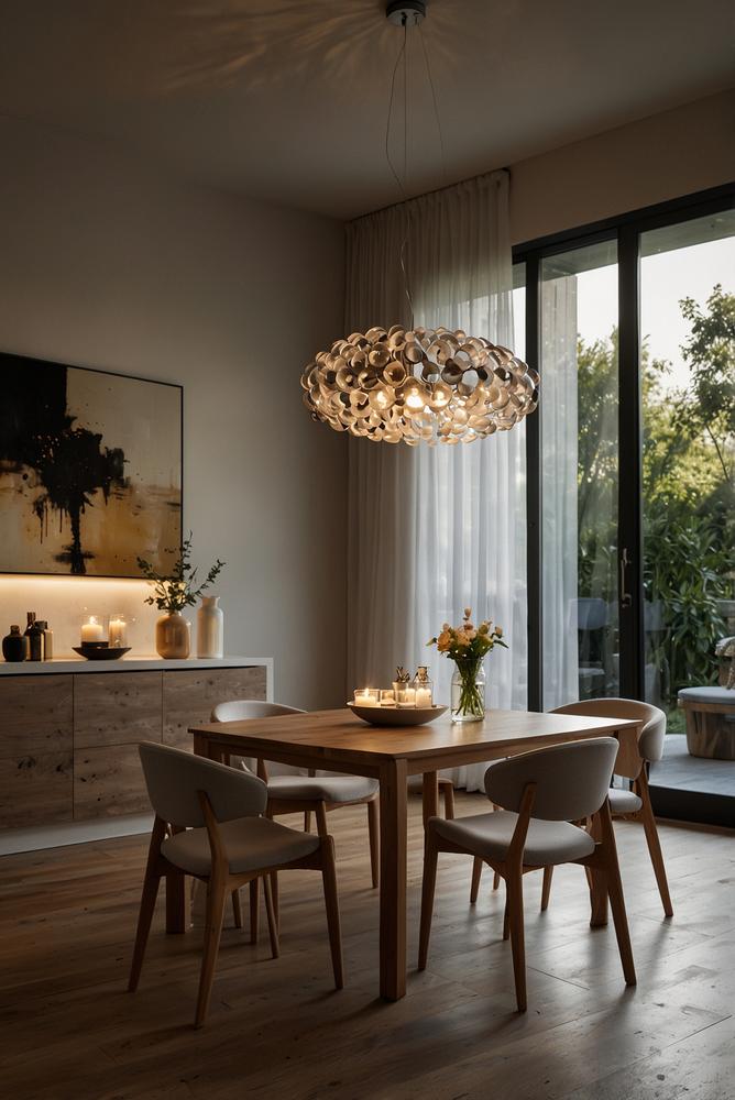 Smart-Beleuchtung im Essbereich für stimmungsvolle Dinner