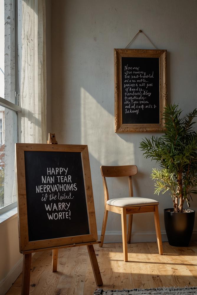 Helles Willkommensboard im modernen Eingangsbereich