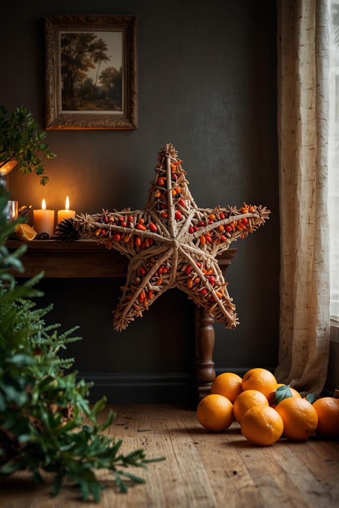 Allergikerfreundliche Weihnachtsdeko mit Gewürzsträngen