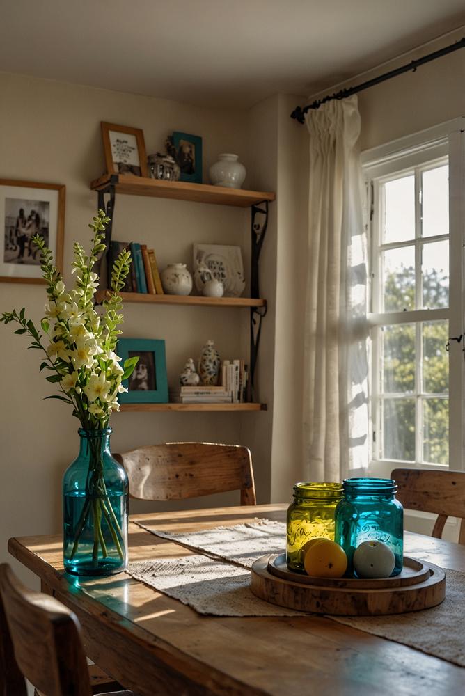 Helle, einladende Dekoideen mit Upcycling und DIY unter 10 Euro