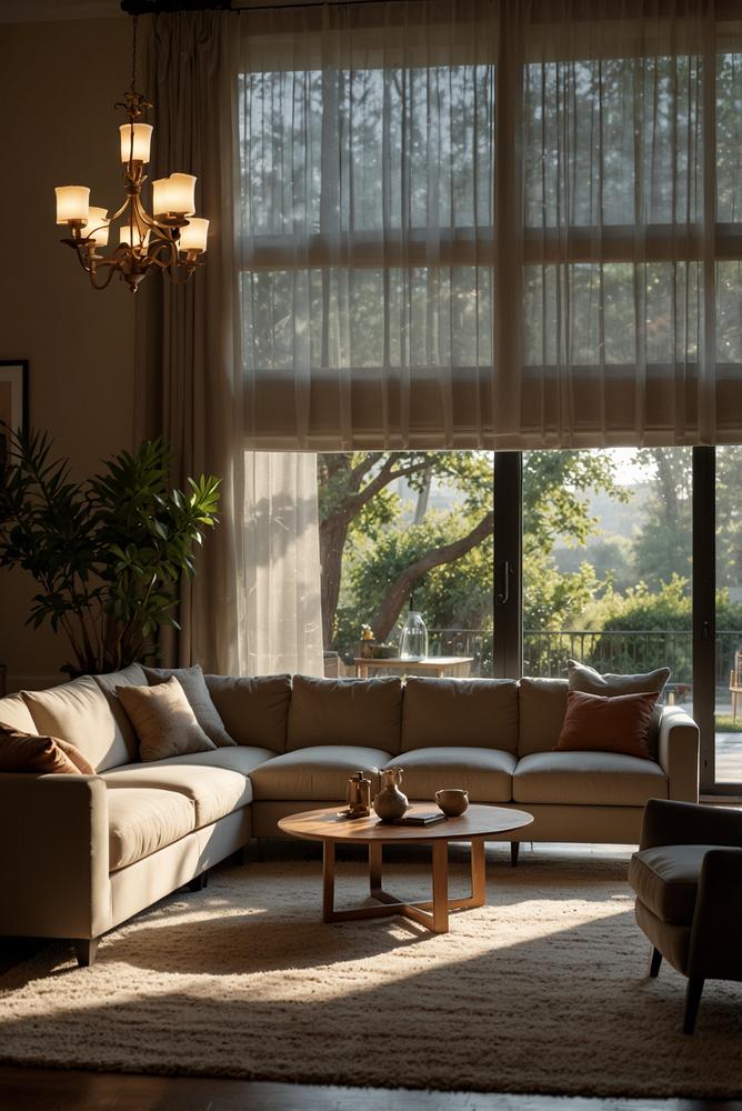 Kinderfreundliches dimmbares Wohnzimmerlicht in sicherem Raum