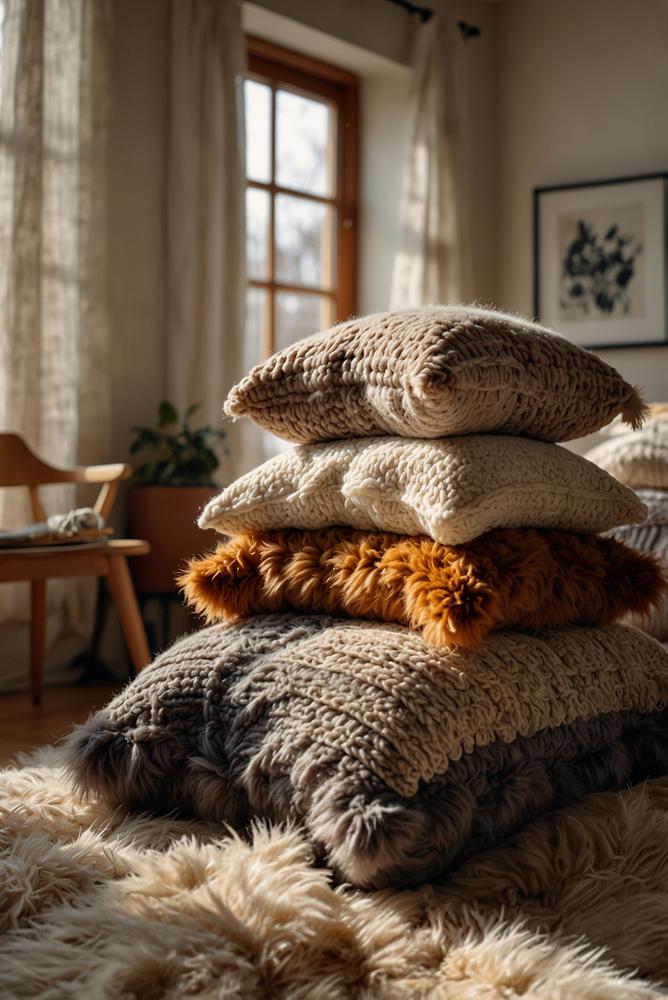 Kuschelige Textilien DIY-Projekte mit Wolle und Kunstfell