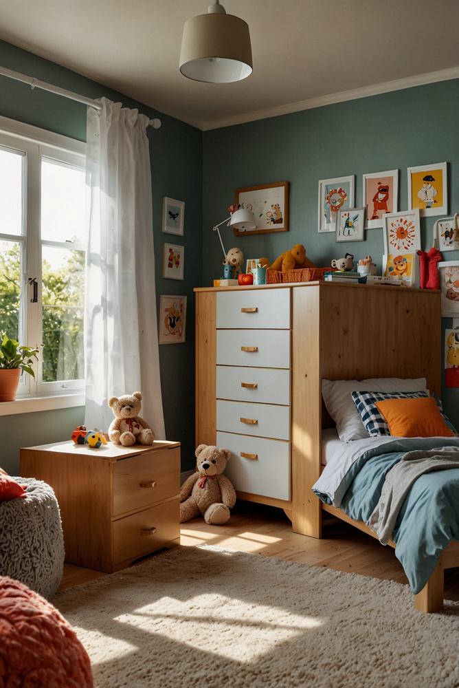 Kindersicheres Kinderzimmer mit Kantenschutz und Steckdosensicherung