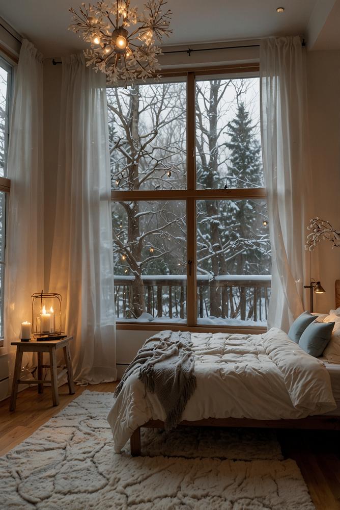 Winterliche Kinderzimmerdeko mit Polar- und Naturmotiven