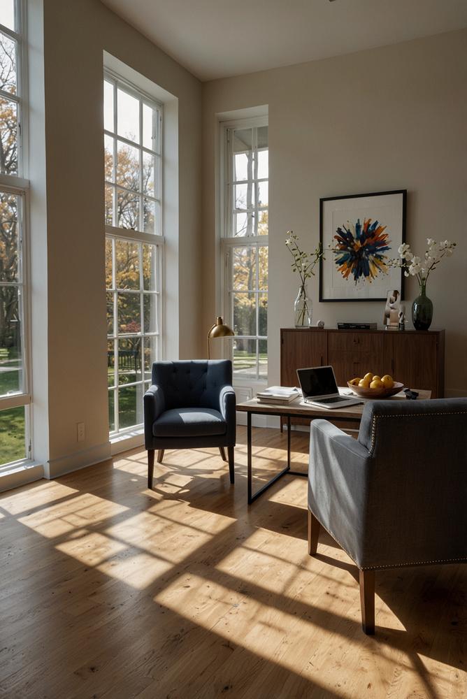 Heller Raum mit Plänen für Fachbetriebe Auswahl