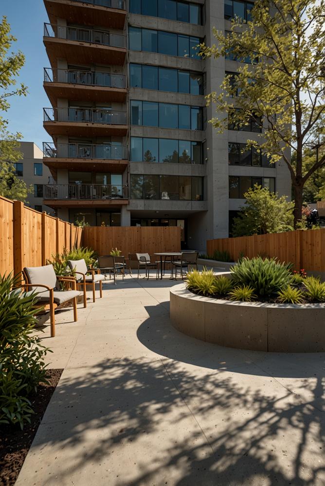 Helle Baustelleninfo im Freien im Frühling