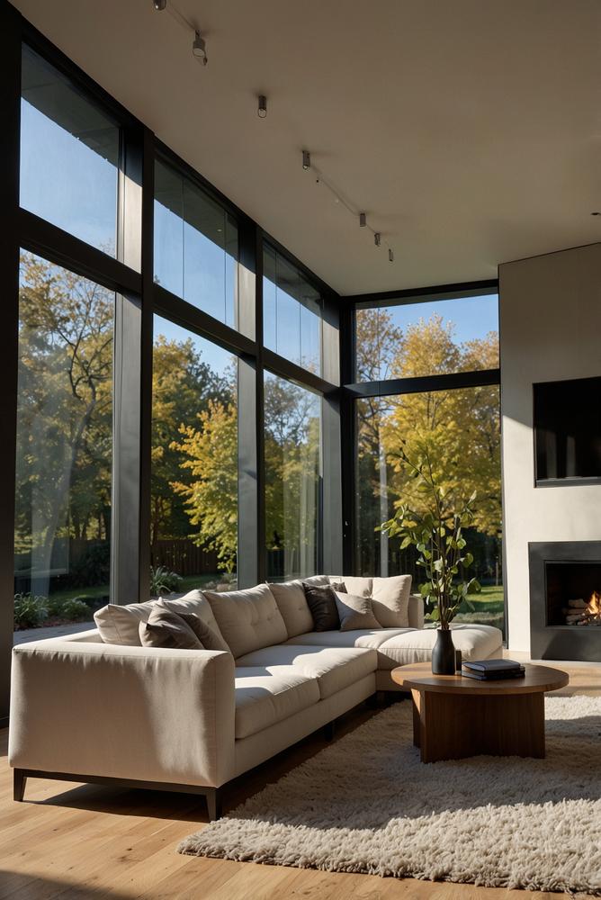 helles wohnzimmer mit neuen fenstern und lueftungssystem