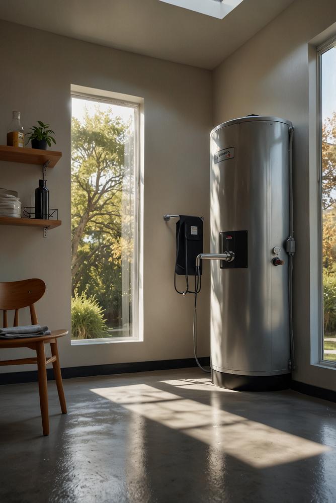 Helle moderne Hebeanlage zur Regenwasserableitung